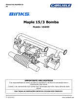 Carlisle BINKS - Maple Pump 15/3 Manual do usuário