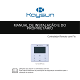 Kaysun Individual Wired Controller KCT-03 SRPS Manual do usuário