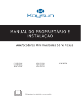 Kaysun Minichillers Full DC Inverter Manual do usuário