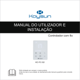 Kaysun Thermostat KC-FC-S2 Manual do usuário