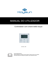 Kaysun Individual Wired Controller KCT-02.1 SR Manual do usuário