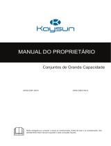 Kaysun High Capacity Front Air Discharge Manual do usuário