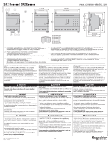 Schneider Electric SR2D... /SR2E... Logic compact module Zelio Instruções de operação