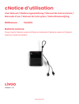 Livoo TEA304 Power Bank inf5000mAh Manual do usuário