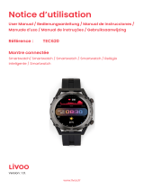 Livoo TEC620 Smartwatch Manual do usuário