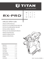 Titan RX-Pro Airless Spray Gun Manual do usuário