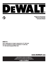DeWalt DWS715-AR Manual do usuário