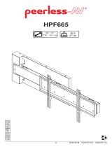 PEERLESS-AV HPF665 Guia de instalação