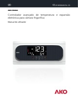AKO AKO-16526A Advanced temperature and electronic expansion controller for cold room store Manual do usuário
