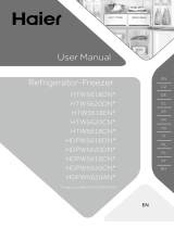 Haier HTW5618DWMG(UK) Manual do usuário