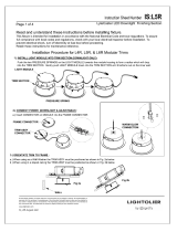 Lightolier LyteCaster LED Downlight Install Instructions