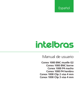 Intelbras CONEX 1000 BNC BORNE Manual do usuário