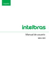 Intelbras MCA 1001 Manual do usuário