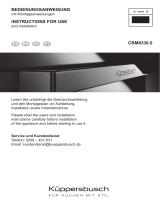 Küppersbusch CBM6330.0S Manual do usuário