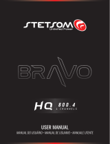 StetSom BRAVO HQ800.4 Manual do proprietário