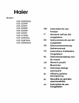 Haier H2F-210WE Manual do usuário