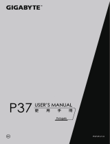Gigabyte P37X V5 Manual do proprietário
