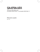 Gigabyte GA-870A-UD3 Manual do proprietário