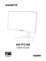 Gigabyte G27FC A Manual do usuário