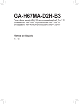 Gigabyte GA-H67MA-D2H-B3 Manual do proprietário