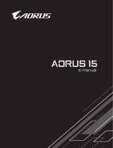 Gigabyte AORUS 15 (Intel 12th Gen) Manual do proprietário