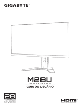Gigabyte M28U Manual do usuário