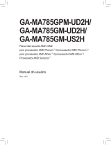 Gigabyte GA-MA785GPM-UD2H Manual do proprietário