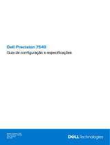 Dell Precision 7540 Manual do proprietário