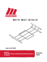 Motomaster Rooftop Basket Extension Manual do proprietário