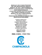 CAMPAGNOLA 0310.0303 Batteria+Forbice Cobra – Pony PRO Manual do proprietário