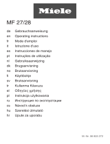 Miele MF 27/28-1 Manual do usuário