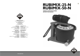 Rubi RUBIMIX-50-N 230V-50Hz mortar mixer Manual do proprietário