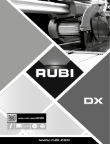 Rubi DX-250 1000 Laser&Level 110V-50Hz tile saw Manual do proprietário