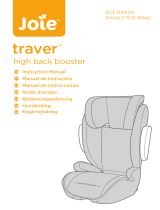 Joie Traver Group 2/3 Toddler Car Seat Manual do usuário