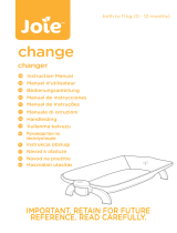 Joie Commuter Change and Snooze Travel Cot Manual do usuário