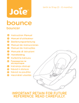 Joie Bounce Baby Playard Excursion Change and Bounce In The Rain Manual do usuário