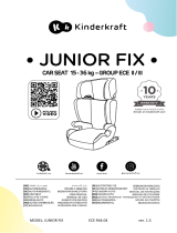 Kinderkraft JUNIOR FIX Manual do usuário