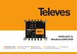 Televes Overlight WideBand Amplifier 13 dB, (1 satellite) 250...2400 MHz Manual do usuário