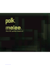 Polk Audio Melee Xbox 360 Manual do usuário