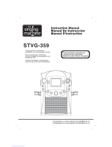 The Singing Machine STVG-359 Manual do usuário