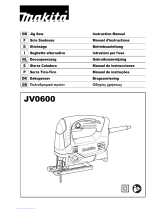 Makita Pendelhubstichsäge 90 mm JV0600J Manual do proprietário