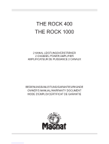 Magnat Audio Stereo Amplifier 400 / 1000 Manual do usuário