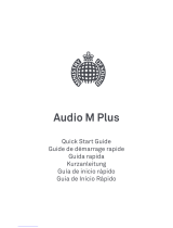 MINISTRY OF SOUND Audio M Plus Manual do usuário