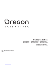 Oregon Scientific BAR200U Manual do usuário