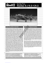 Revell Handley Page Halifax B.I/B.II/GR.II Manual do proprietário