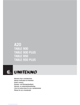 Unitekno TABLE 900 Manual do usuário