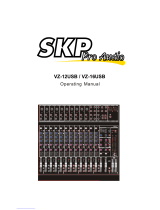 SKP Pro Audio VZ-12USB Instruções de operação