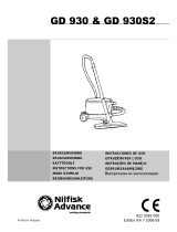 Nilfisk-Advance GD 930S2 Instructions For Use Manual