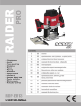 RAIDER Pro RDP-ER13 Manual do usuário