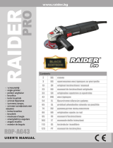 RAIDER Pro RDP-AG43 Manual do usuário